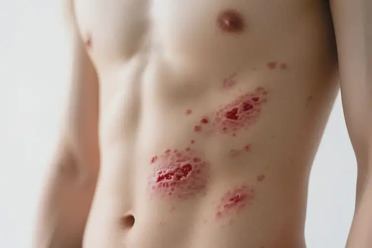 男生肚子出湿疹可以治好吗(图4)