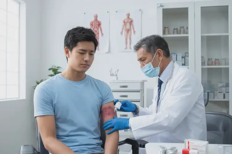 青年人手臂偶尔长湿疹可以治好吗(图3)