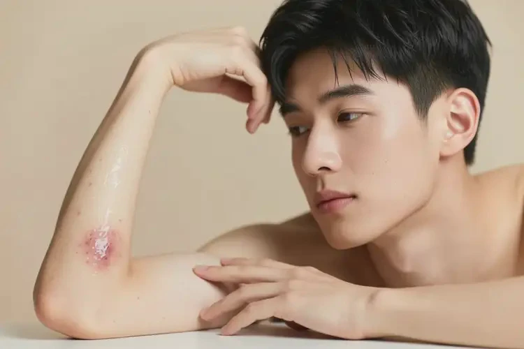 男生手臂容易起湿疹可以治好吗(图1)
