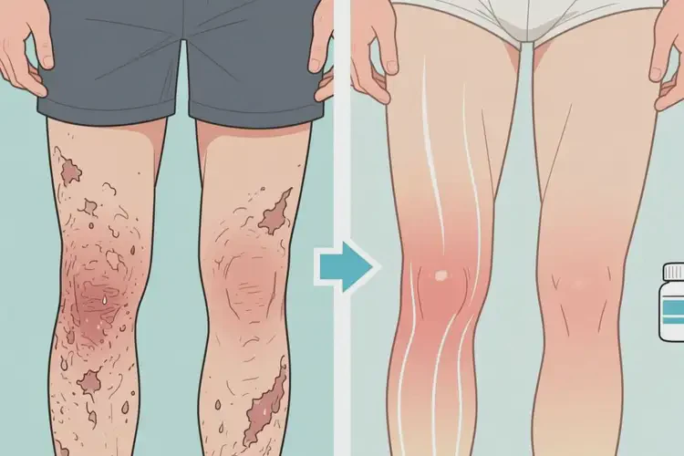 男生大腿上长湿疹可以治好吗(图3)