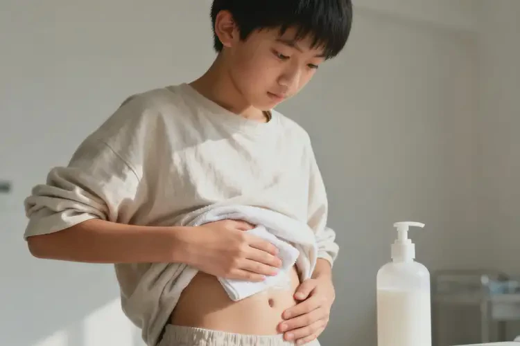 中学生肚子出现湿疹可以治好吗(图3)