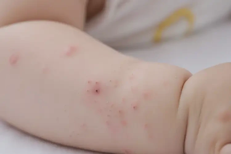 婴儿手臂上经常起湿疹可以治好吗(图4)