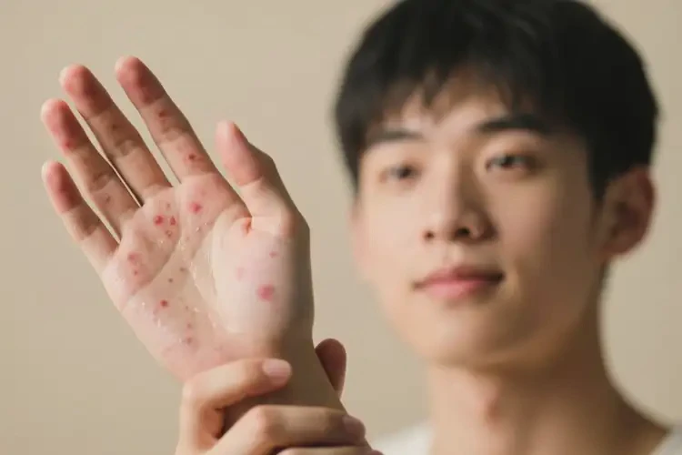 男生手上有湿疹可以治好吗(图4)