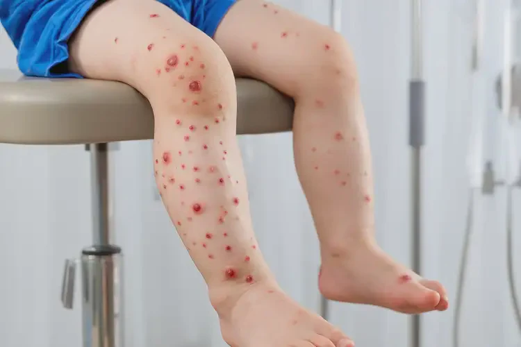 小孩大腿上偶尔起湿疹可以治好吗(图4)