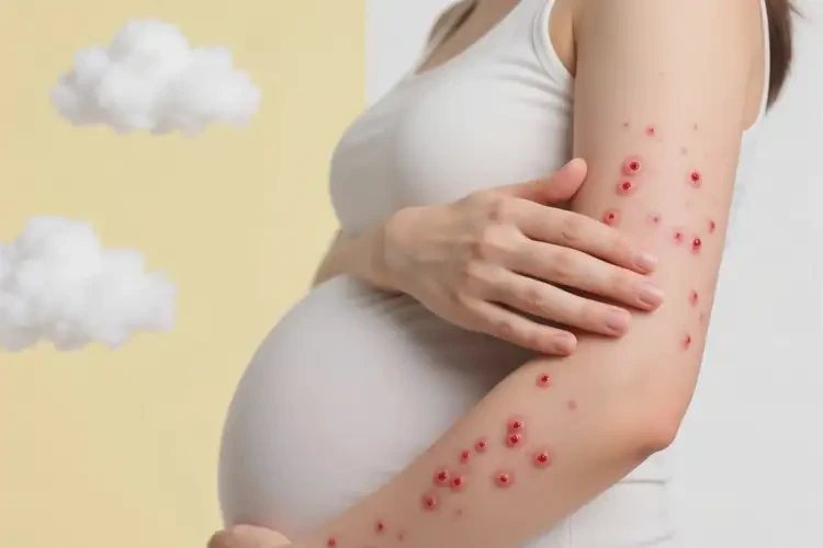 产妇手臂经常起湿疹可以治好吗(图1)