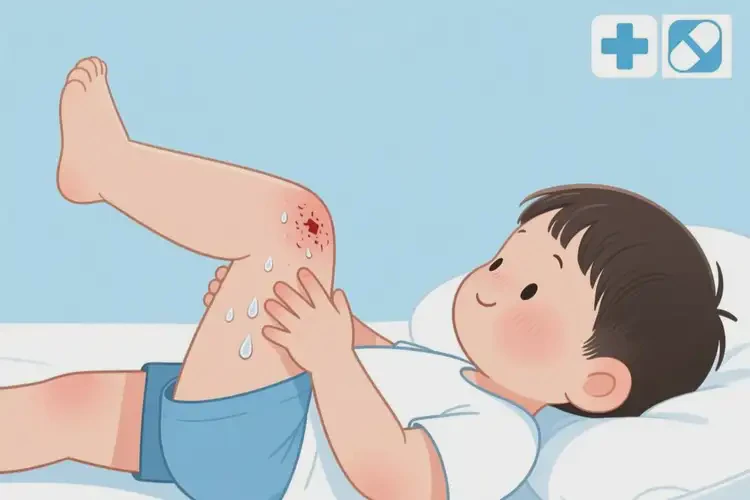 孩子大腿上偶尔长湿疹可以治好吗(图3)