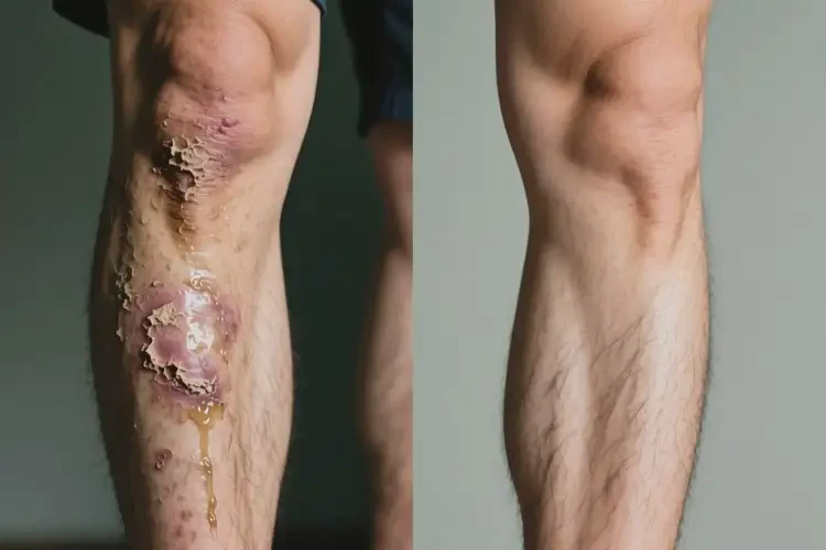男性小腿长湿疹可以治好吗(图2)