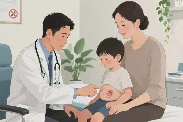 儿童肚子偶尔起湿疹可以治愈吗(图3)