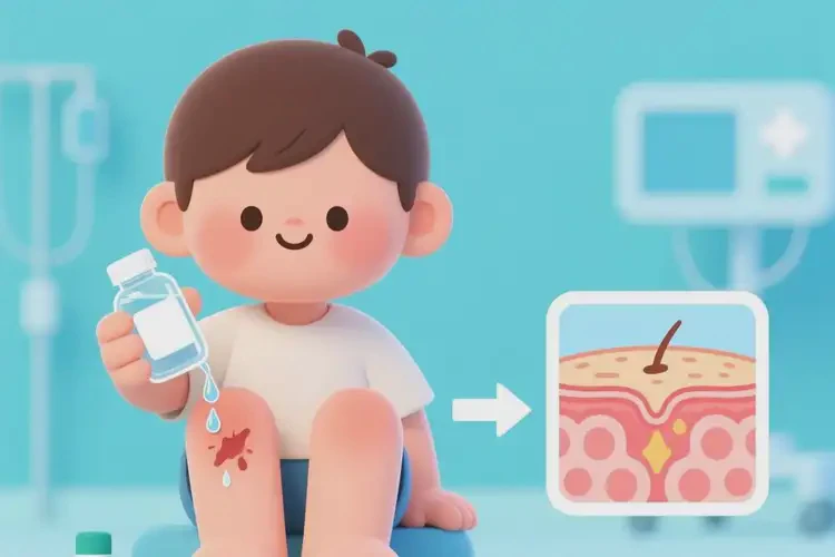 孩子大腿上偶尔长湿疹可以治好吗(图2)