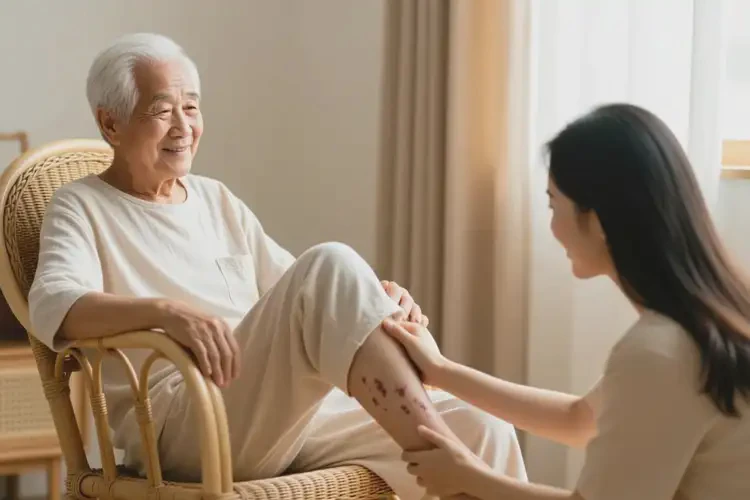 老人小腿长湿疹可以治好吗(图4)
