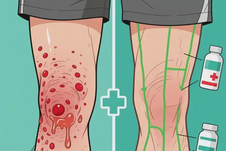 男生大腿上长湿疹可以治好吗(图1)