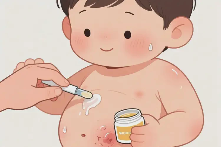 小孩肚子上经常起湿疹可以治好吗(图1)