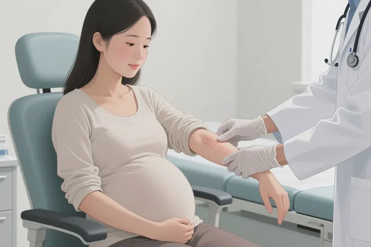 孕妇手臂起湿疹可以治愈吗(图4)