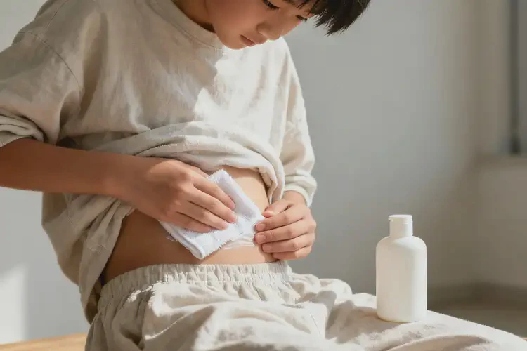 中学生肚子出现湿疹可以治好吗(图2)