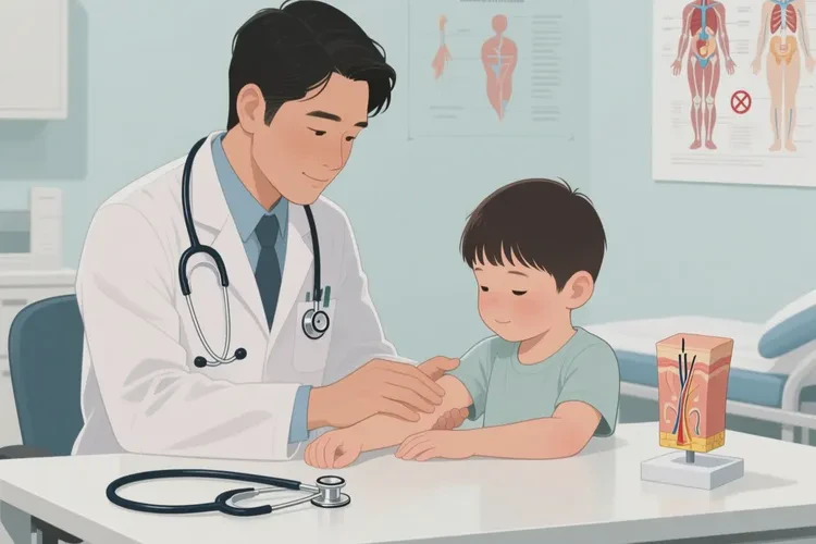 儿童面部起湿疹可以治愈吗(图4)