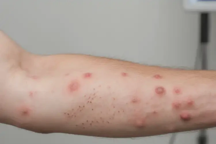 青年人手臂偶尔长湿疹可以治好吗(图4)