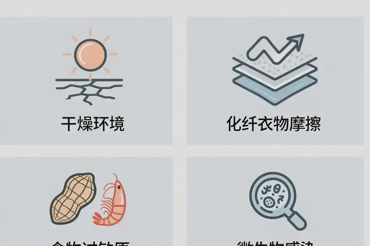 小孩大腿偶尔长湿疹可以治好吗(图3)