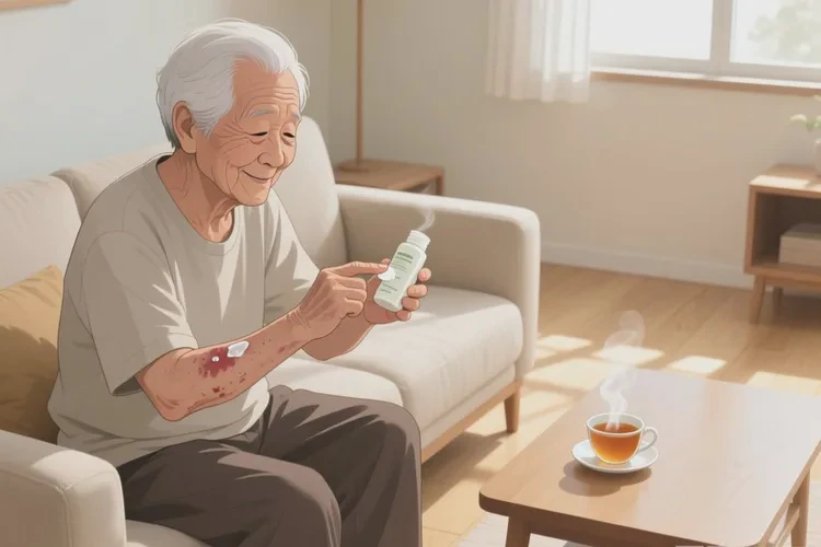 老年人手臂上容易起湿疹能靠自己自愈吗(图1)