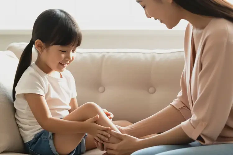 孩子小腿出湿疹可以治好吗(图4)