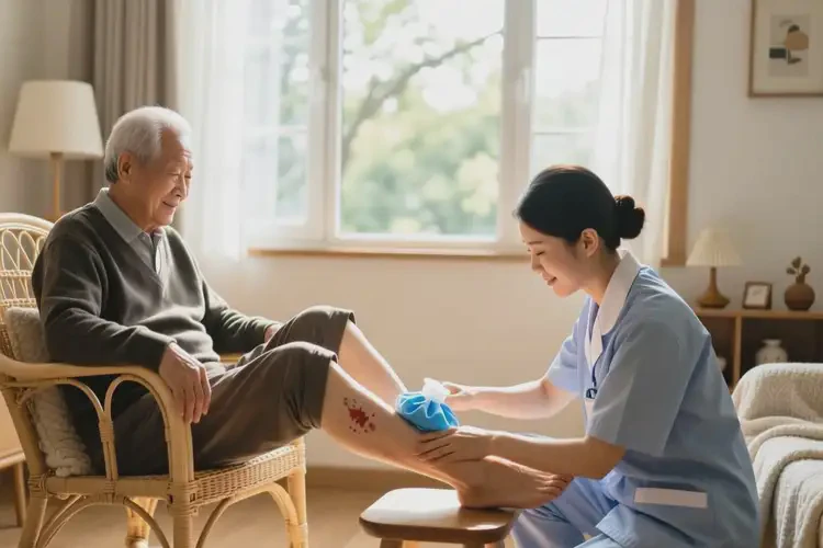 老人大腿上长湿疹可以治好吗(图2)