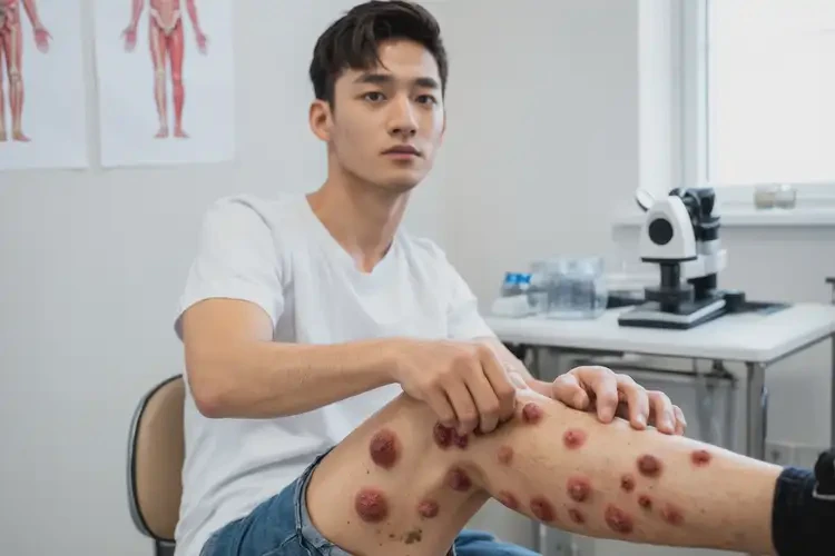 青年人小腿上起湿疹可以治好吗(图4)