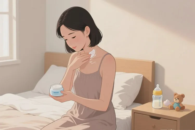 哺乳期妈妈脖子上出现湿疹能靠自己自愈吗(图1)