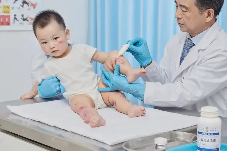 婴儿大腿上出湿疹可以治好吗(图3)