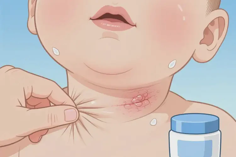 婴儿脖子上经常长湿疹可以治好吗(图3)