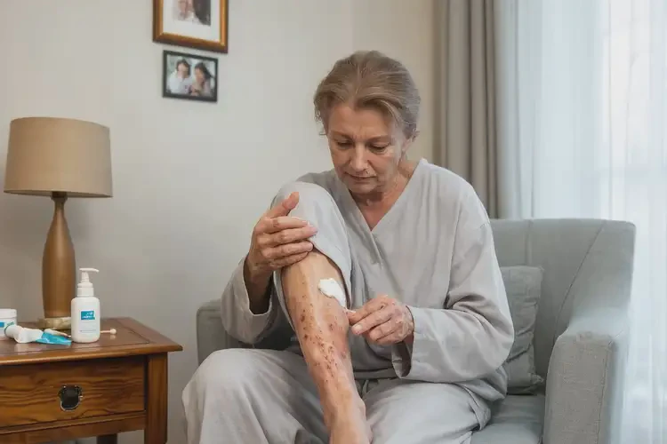 男生小腿经常起湿疹可以治好吗(图1)