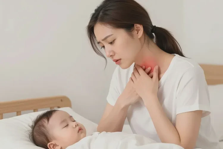哺乳期妈妈脖子上出湿疹能靠自己自愈吗(图1)
