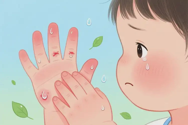 儿童手上经常起湿疹可以治好吗(图3)