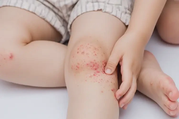 儿童大腿出现湿疹可以治好吗(图4)