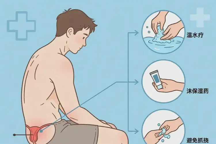 男性肛周容易起湿疹可以治好吗(图2)