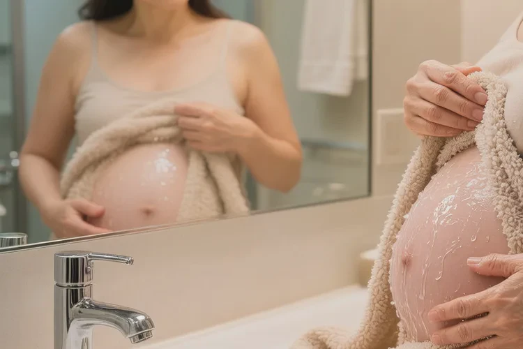 哺乳期妈妈肚子上长湿疹能靠自己自愈吗(图2)