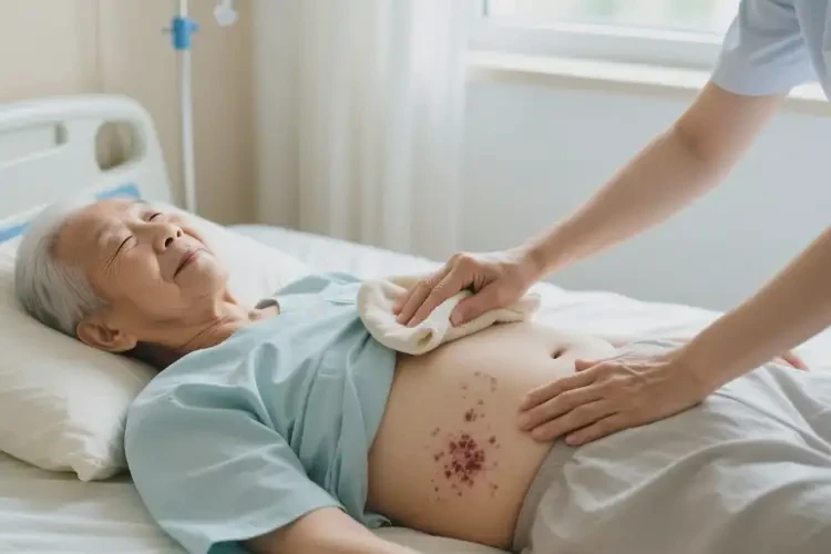 老人肚子上容易起湿疹可以治好吗(图2)