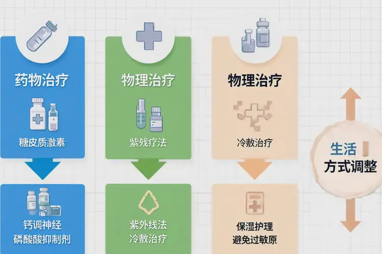 青年人四肢偶尔长湿疹可不可以根治(图1)