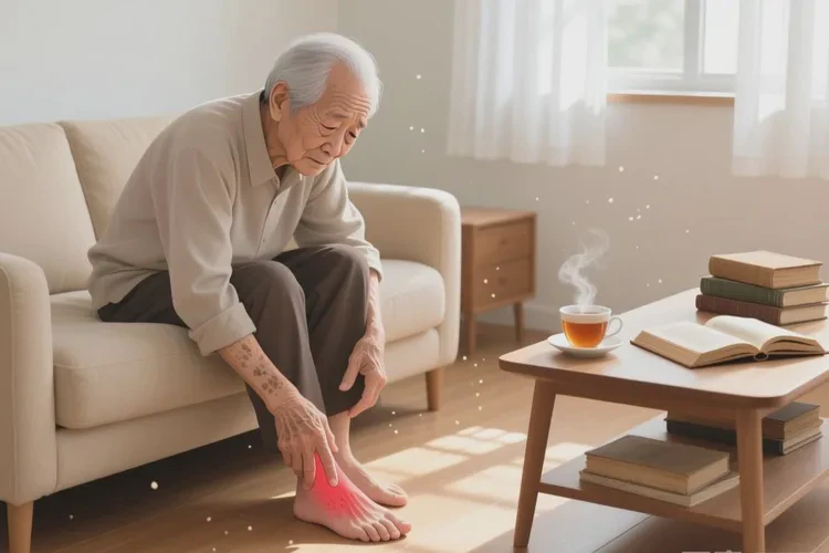 高龄老人脚上偶尔起湿疹能靠自己自愈吗(图1)