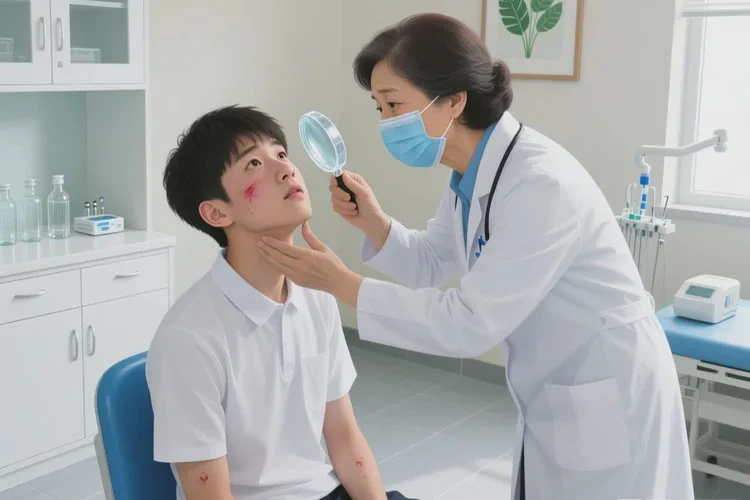 大学生面部偶尔起湿疹能靠自己自愈吗(图4)