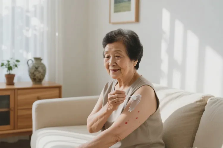 老年人手臂上长湿疹能靠自己自愈吗(图1)