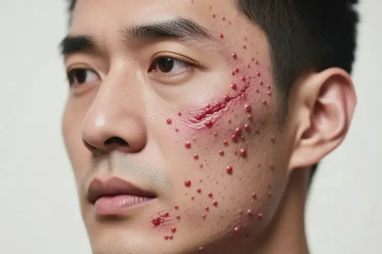 男性脸上经常起湿疹可以治好吗(图2)
