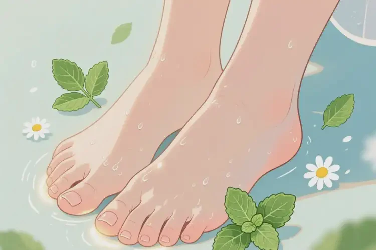 女生脚上起湿疹可以治好吗(图1)