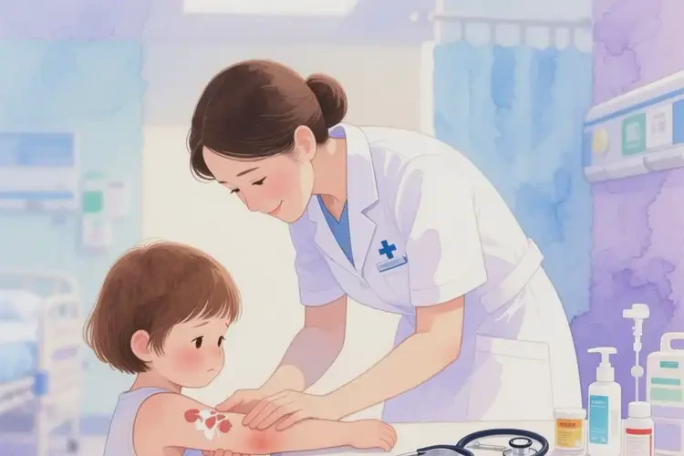孩子手臂上出现湿疹能够彻底治愈吗(图4)