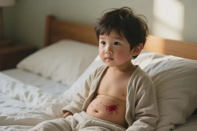 小孩肚子上经常长湿疹可以治好吗(图4)