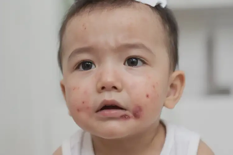 婴幼儿面部容易起湿疹可以治好吗(图4)