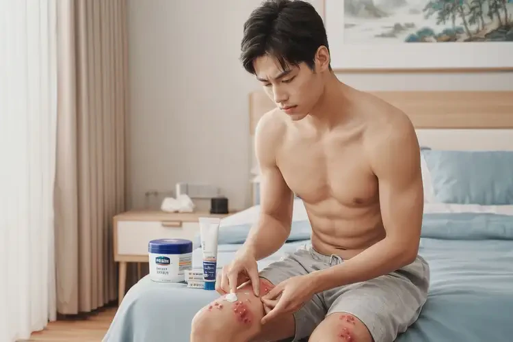 男生大腿上容易起湿疹可以治好吗(图2)