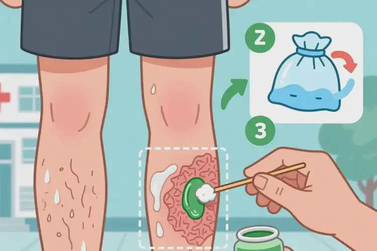 男生小腿上经常起湿疹可以治好吗(图3)