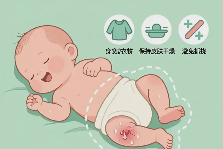 新生儿大腿起湿疹可以治好吗(图1)