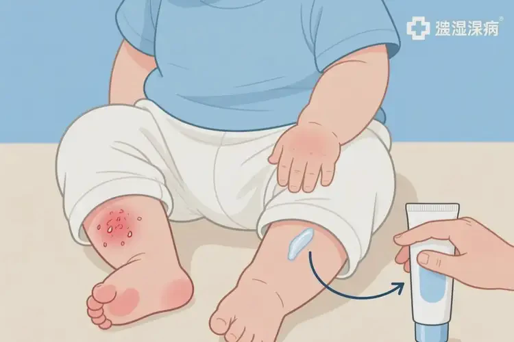 婴幼儿小腿上经常长湿疹可以治好吗(图2)