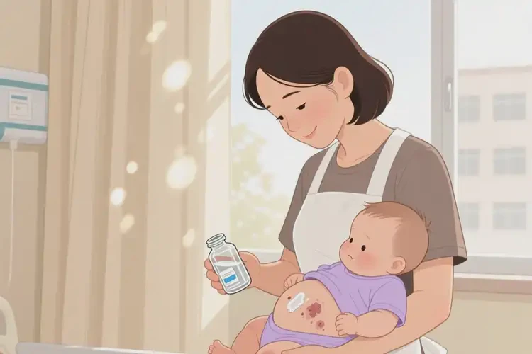 婴幼儿肚子偶尔起湿疹可以治好吗(图1)