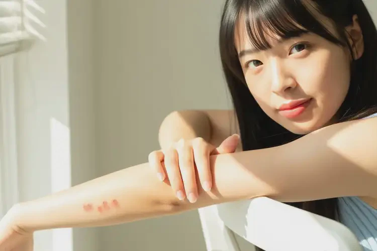 女生手臂上有湿疹可以治好吗(图4)